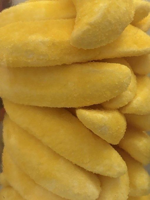 Banane Géante Meringuée Vidal – Bonbon mousse XXL ultra fondant goût banane (à l'unité) -Candy bar-