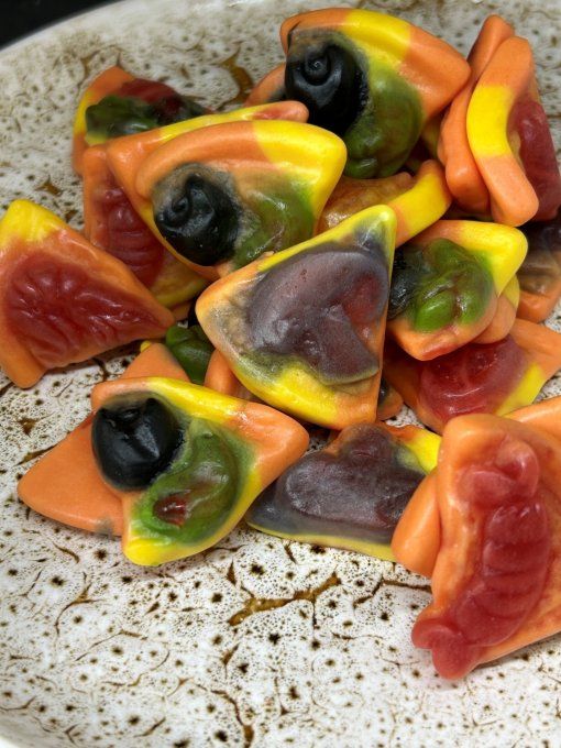 part de pizza bonbon gélifié fun fruité confiserie originale ludique
