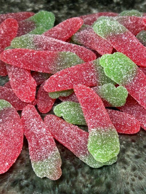 bonbon piment acidulé moelleux légèrement piquant confiserie fun originale
