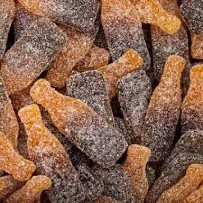 Bouteille cola orange bonbon suédois rare pour candy bar anniversaire