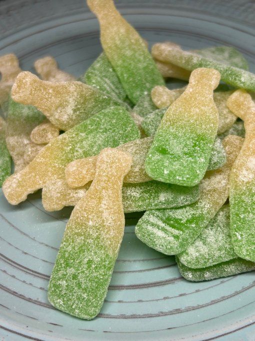 Bouteilles Poire bonbon suédois moelleux fruité pour candy bar anniversaire et fête