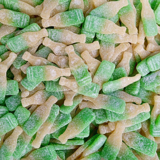 Bouteilles Poire bonbon suédois moelleux fruité pour candy bar anniversaire et fête