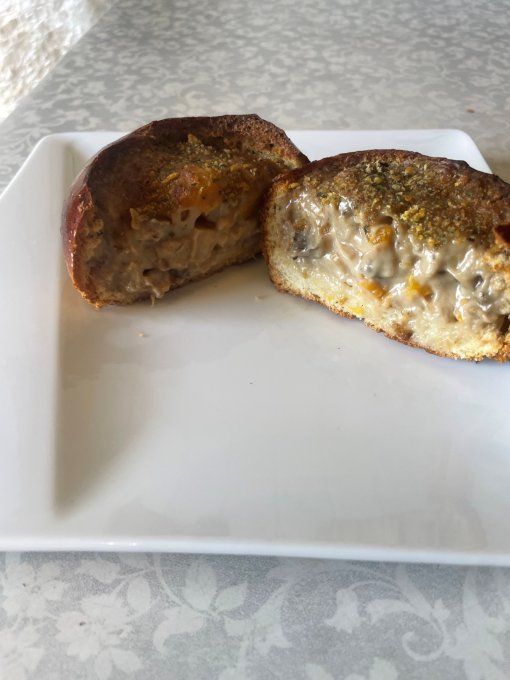 Brioche poulet sauce champignons, butternut et Porto (140 grammes) (catalogue de fêtes 2025)