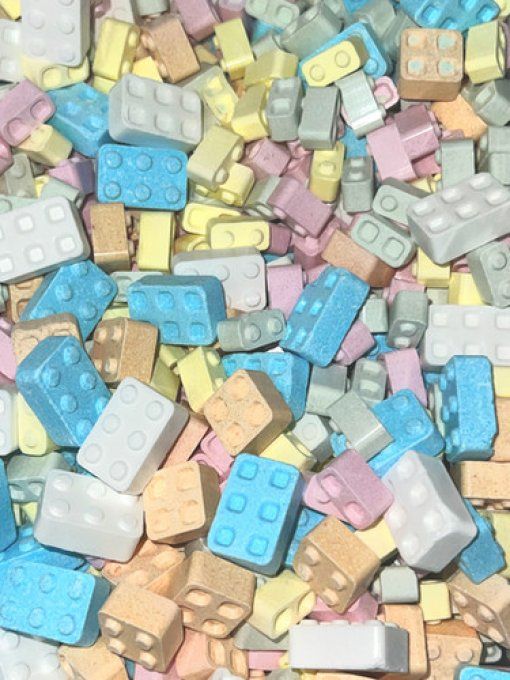 Candy bricks dextrose bonbon croquant fruité pour candy bar anniversaire