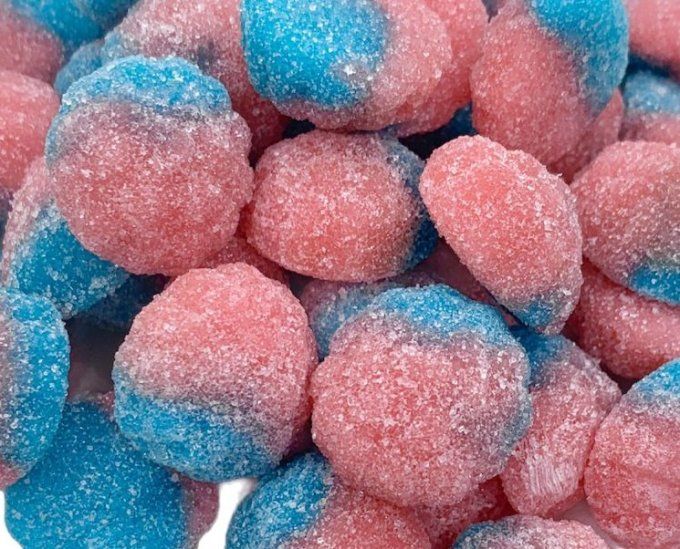 Caprice Tutti Acide Dulceplus bonbon bicolore acidulé fruité pour candy bar anniversaire et fête