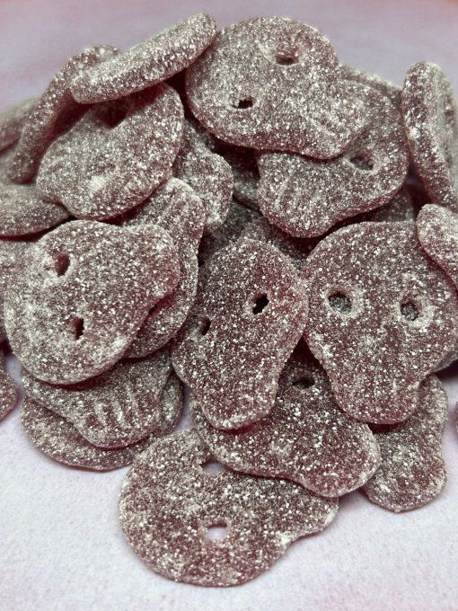 crânes suédois raisin bonbon fruité premium texture fondante