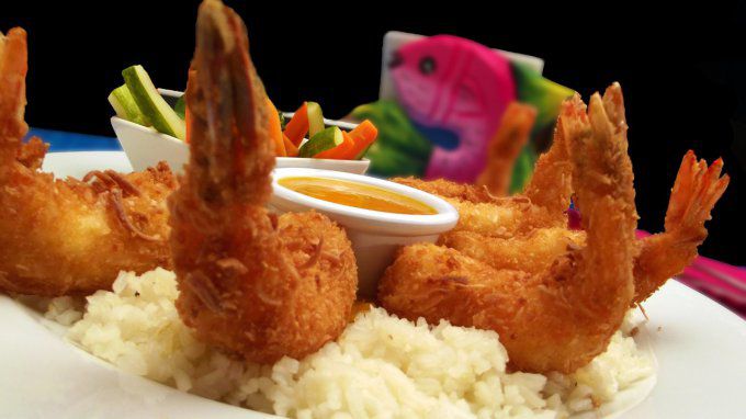 Crevette panée aigre douce (cocktail)