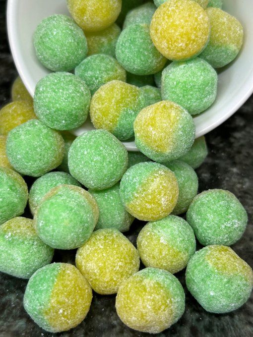 dr sour powder balls citron citron vert bonbon acidulé poudre explosive confiserie fun
