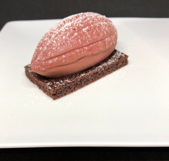 Fève cacao coeur caramel noisette (70 grammes) (catalogue de fêtes 2025)