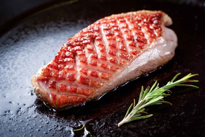 Filet de canette farci aux cèpes sauce aux cèpes (220 grammes) -En 24h-