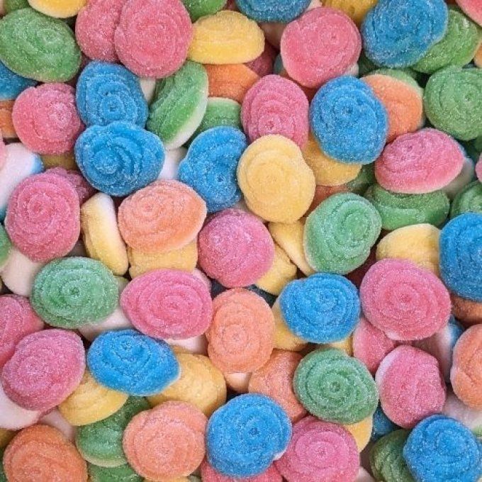 Flower Power Jake bonbon fleur coloré fruité pour candy bar anniversaire et fête