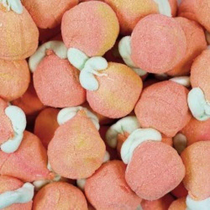Marshmallow pêche fourré Bulgari pour candy bar mariage anniversaire baptême