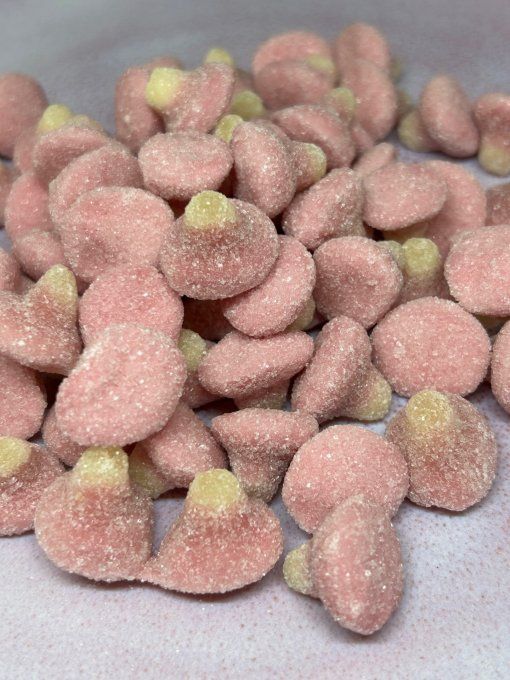 Mini champignon bonbon moelleux bicolore pour candy bar anniversaire