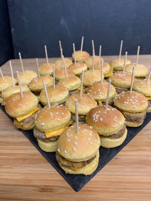 Nos mini burgers (catalogue de fêtes 2021)