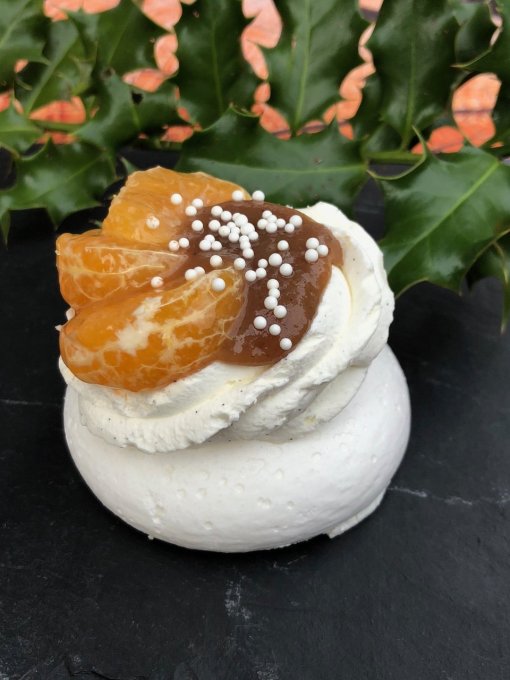 Pavlova façon mont-blanc (100 grammes) (catalogue de fêtes 2025)