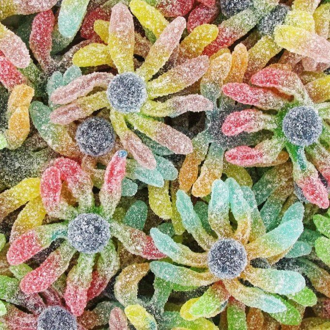 Pieuvre Acide Trolli bonbon gélifié acidulé pour candy bar halloween anniversaire et fête