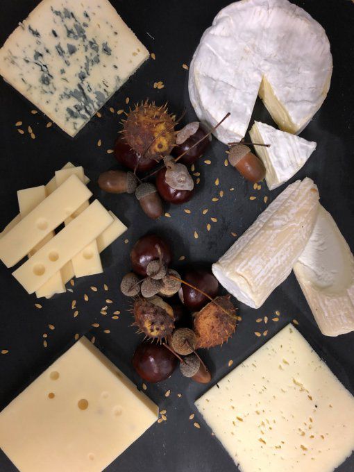 Plateau de 5 fromages « le classique » (725 grammes  10/12 personnes)