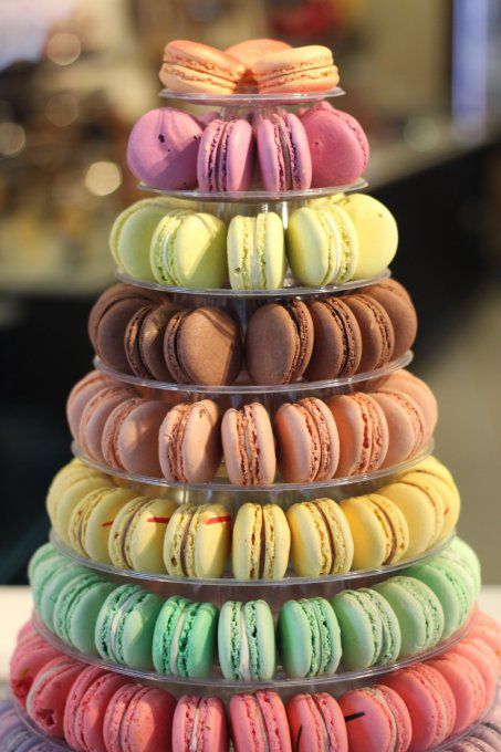 Plateau de mini macarons assortis 