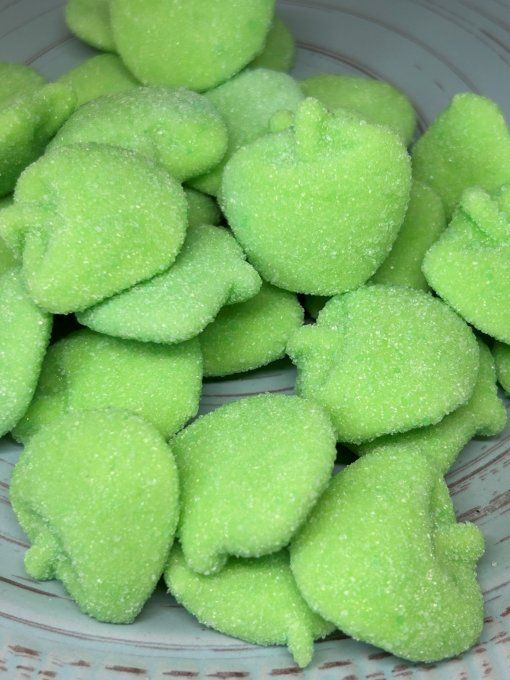 pomme sucrée bonbon gélifié pomme verte gourmand fun