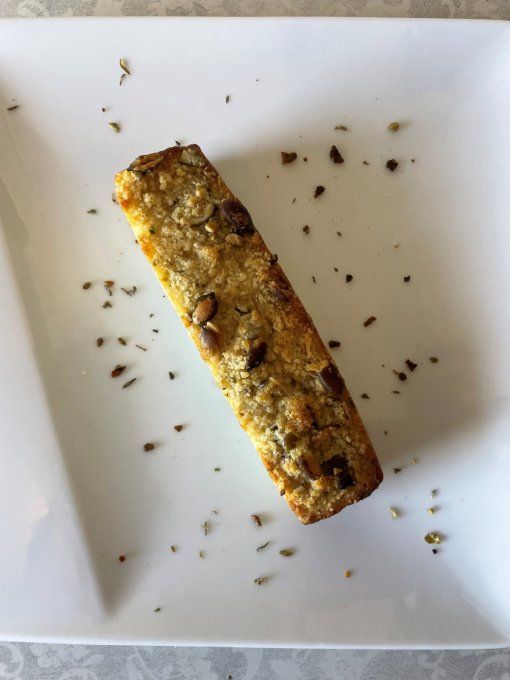 Lingot pommes de terre aux champignons, crumble et courge (90 grammes) (catalogue de fêtes 2025)