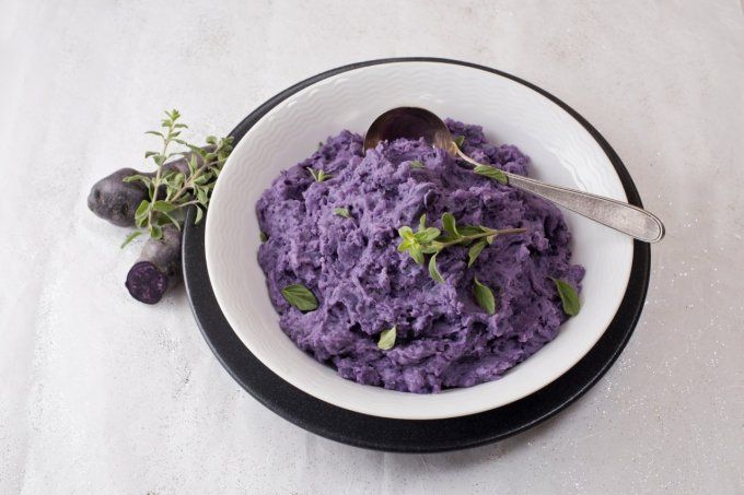 Purée de vitelotte à l’huile de noix (150 grammes) -En 24h-