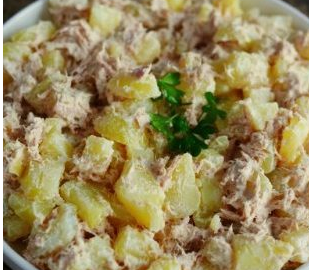 Salade de pommes de terre au thon (150 grammes) 