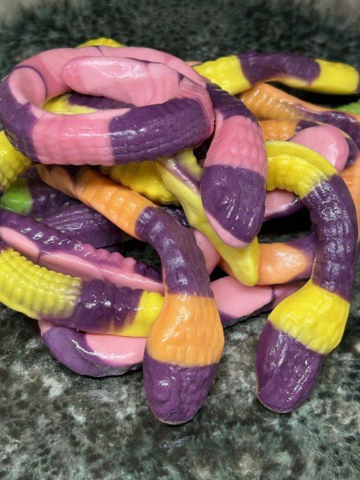 Serpents Géants Vidal bonbon géant fruité pour anniversaire candy bar et fête