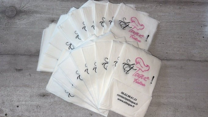 Paquet de 200 serviettes cocktails (catalogue de fêtes 2025)