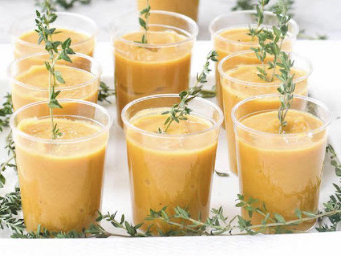 Soupe melon gingembre (buffet)