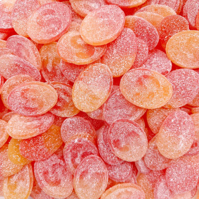 sour peach dragon fruit bonbon suedois acidule candy bar exotique