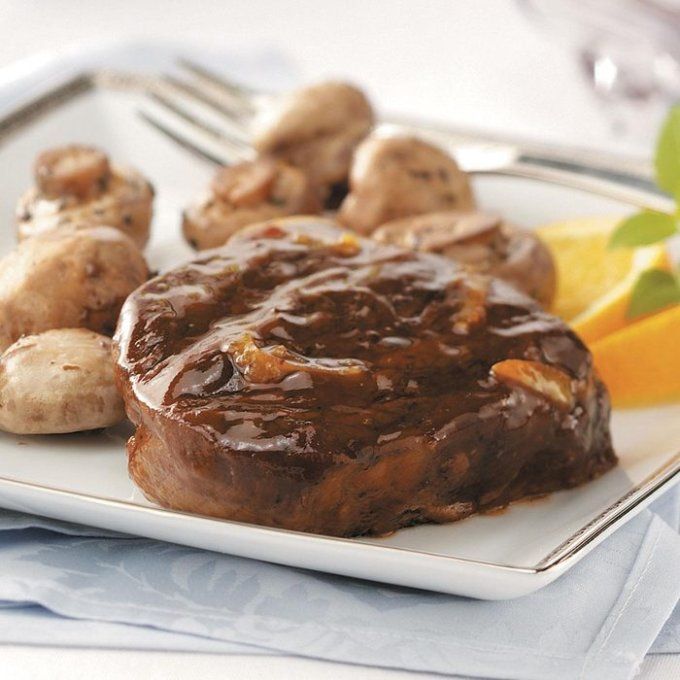 Tournedos de canard sauce aux girolles (150 grammes) (catalogue de fêtes 2024)