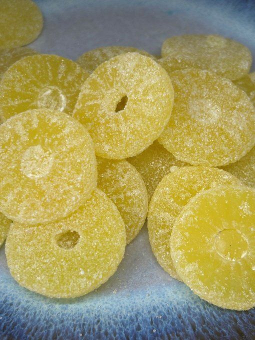 tranches ananas sucrées Geldhof bonbon gélifié tropical fruité gourmand