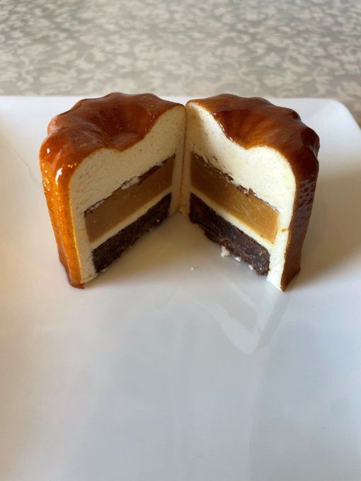 Trompe l'œil vanille caramel biscuit chocolat (75 grammes) (catalogue de fêtes 2025)