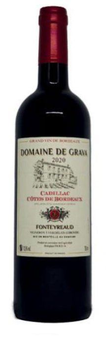 Domaine de Grava conversion BIO 2020 (vin rouge 75cl) (catalogue de fêtes 2025)
