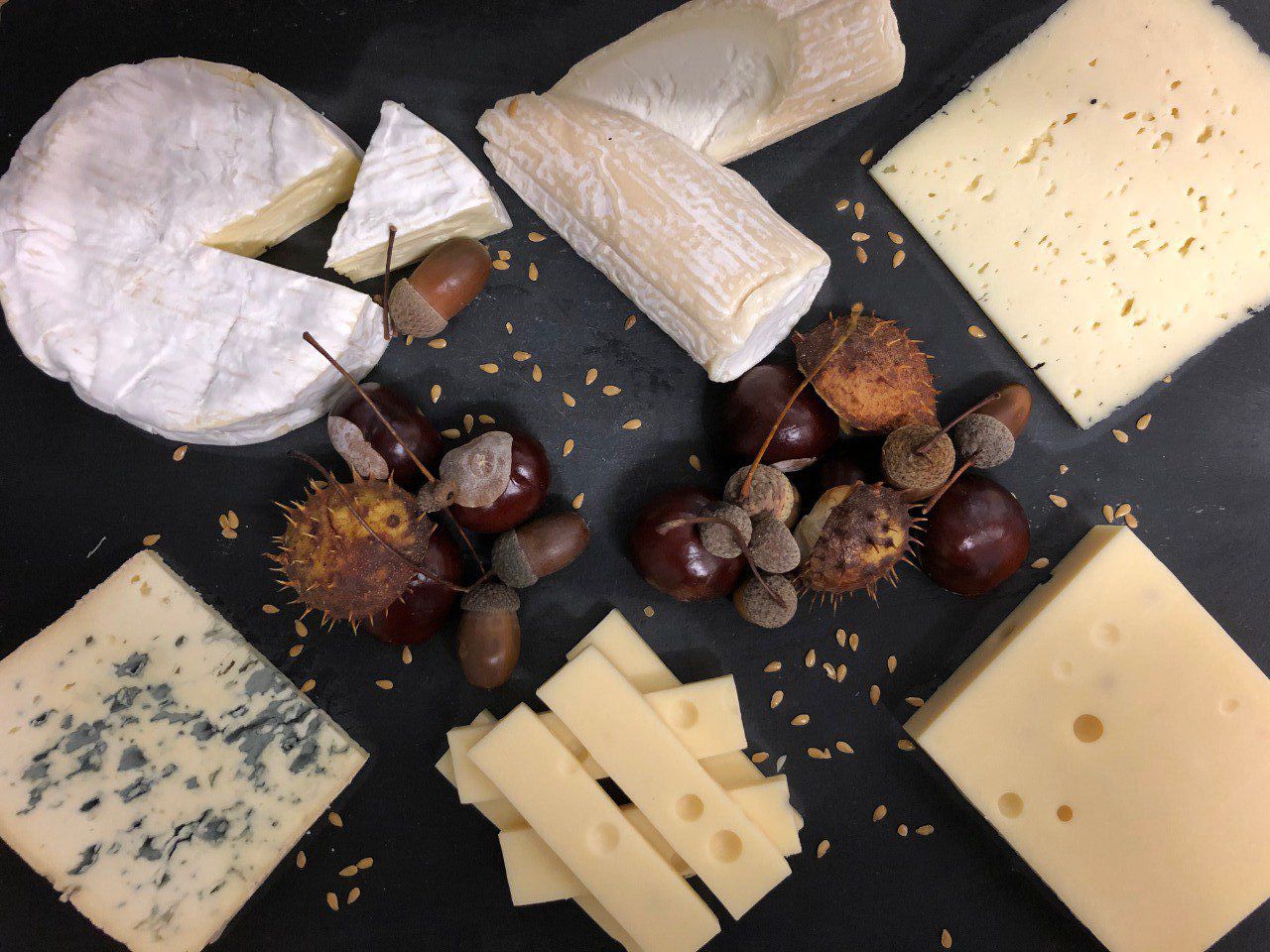 Plateau de 5 fromages « le classique » (725 grammes  10/12 personnes) (catalogue de fêtes 2024)