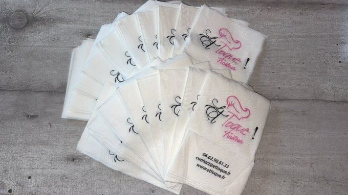 Paquet de 200 serviettes cocktails