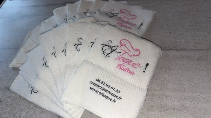 Paquet de 200 serviettes cocktails